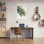 Minimalistisches Kunstwerk von städtischen Strukturen auf Leinwand oder Poster von Simplify Art